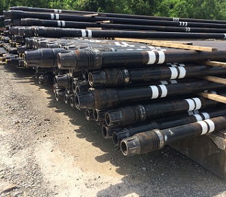 Horizontal drilling rig and drill pipe